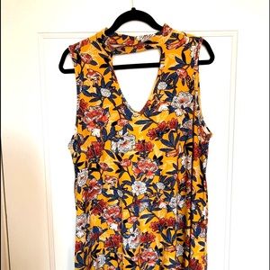 Derek Heart Plus | Floral Jersey Tunic | XL-XXL